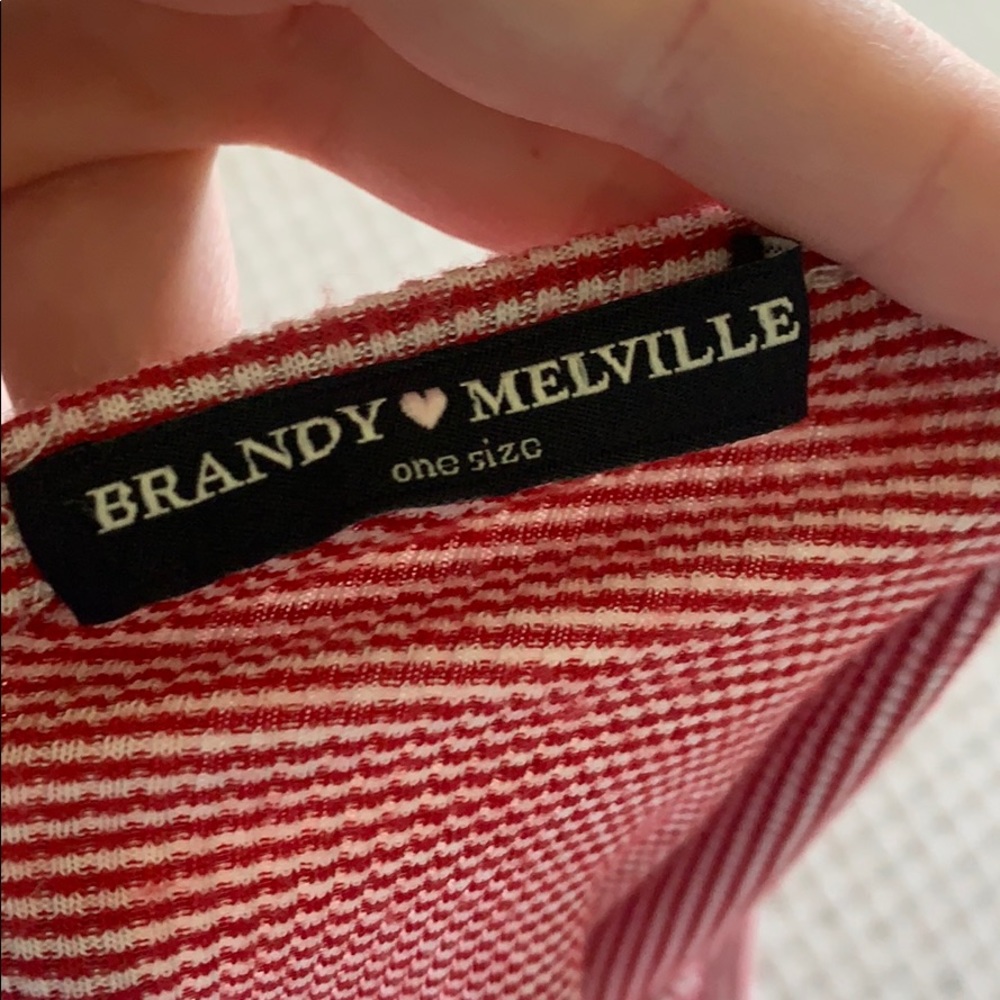 NWOT brandy melville striped halter top